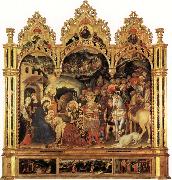 Gentile da Fabriano Adoration of the Magi and Other Scenes oil painting picture wholesale